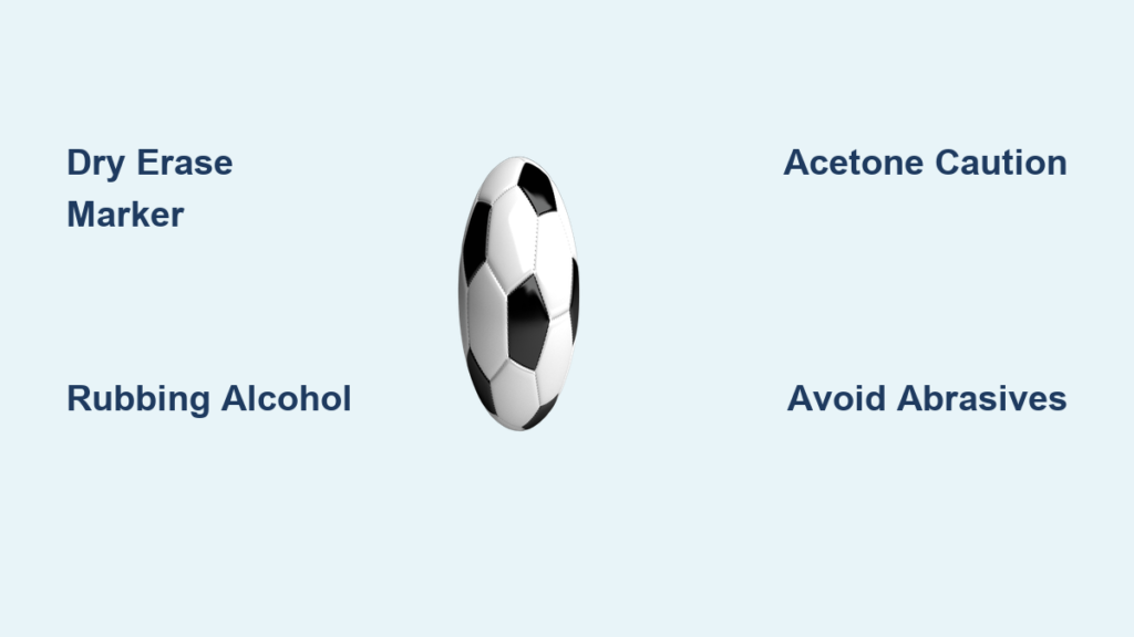 How to Remove Sharpie from Soccer Ball